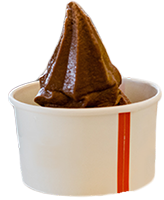 カップに入ったチョコジェラート